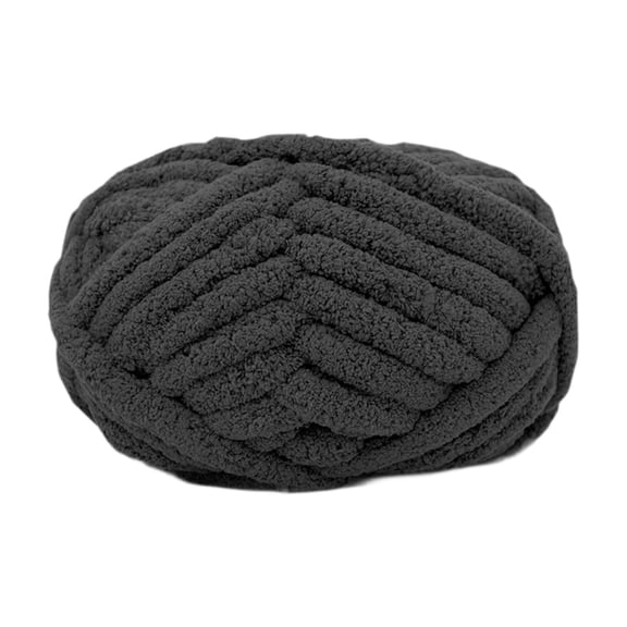 yotijay Chunky Wool Yarn Jumbo Yarn Arm Knit Yarn Knitting Hand Knit Yarn DIY Crocheting Black