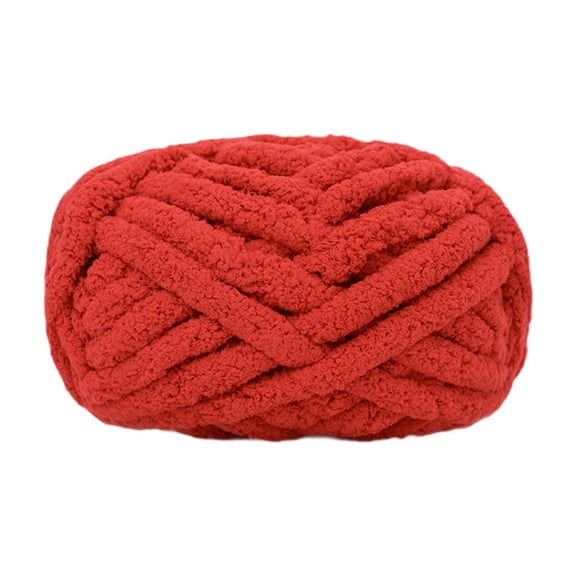 yotijay Chunky Wool Yarn Jumbo Yarn Arm Knit Yarn Knitting Hand Knit Yarn DIY Crocheting Red