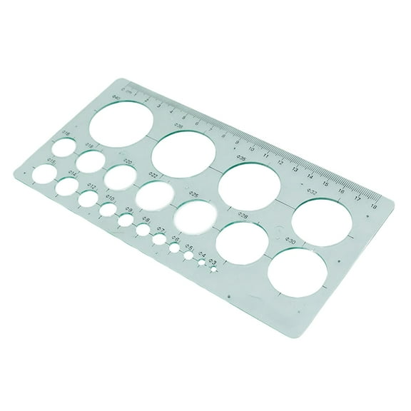 yotijay Circle Template Ruler Shape Painting Scale Drafting Tools Stencils for Designing