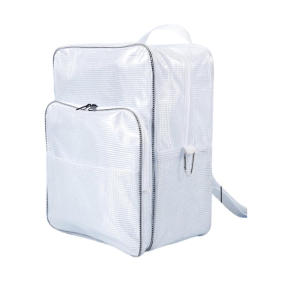 yotijay Cleanroom Tool Bag Backpack Shoulder Bag Storage Construction PVC Adjustable Strap Electrician Workplace Engineer Bag Daypack F