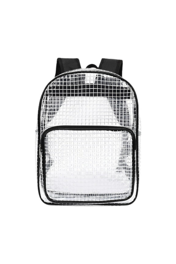 Clear Backpack Cleanroom Tool Bag Simple PVC Engineer Bag Transparent Daypack for Security Travel Work Mechanics Wrench
