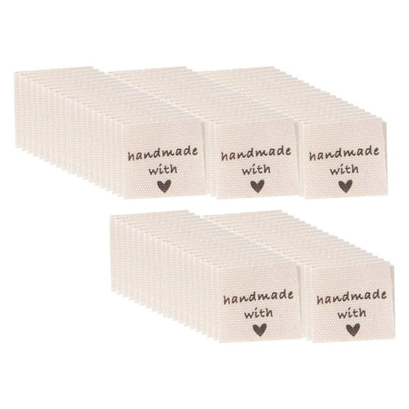 yotijay Clothing Labels Hand Made Labels Washable Cloth Sewing Labels for Garment Purses
