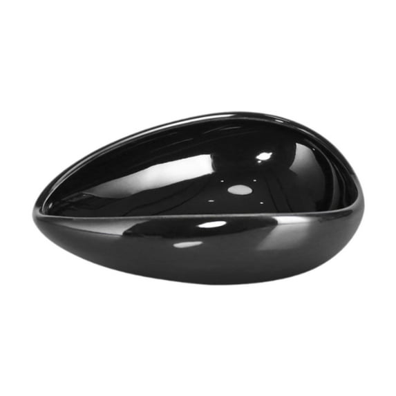 yotijay Coffee Bean Weighing Tray Coffee Bean Dosing Cup Porcelain Practical Coffee Bean Black