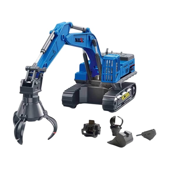 yotijay Construction Vehicles Toy Engineering Vehicle Toy Moveable Claw Engineering Toy Blue