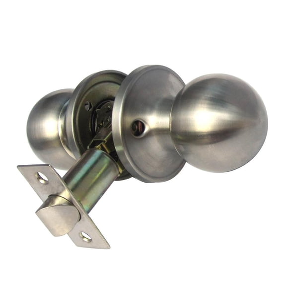 yotijay Copper Passage Keyless Door Lock Chromed Door Knob And Door Handle For Interior