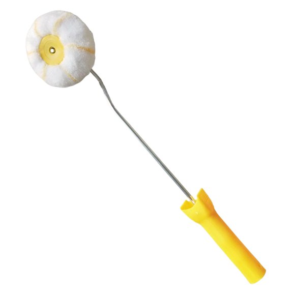 yotijay Corner Edger Paint Roller,Drywall Paint Brush Paint Brush Wall Painting Tool for 1 Head Long Handle