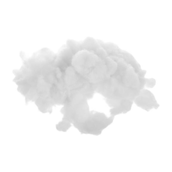 yotijay Crafts White Fiberfill DIY Toys Stuffing Supplies Soft PP Cotton Home Decoration 100g