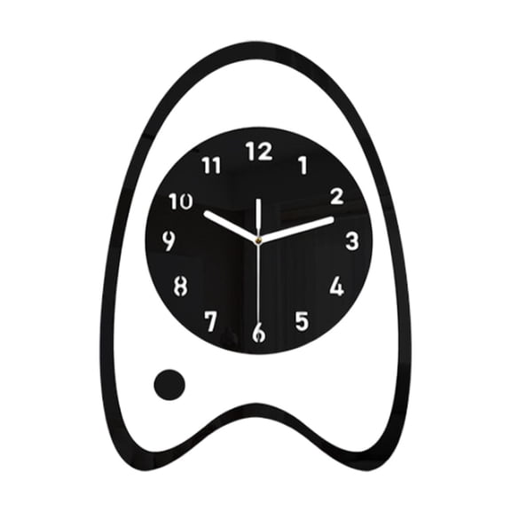 yotijay Creative Clock Arabic Numerals Decorative Sturdy Wall Clock Silent Hanging Clock 30CM