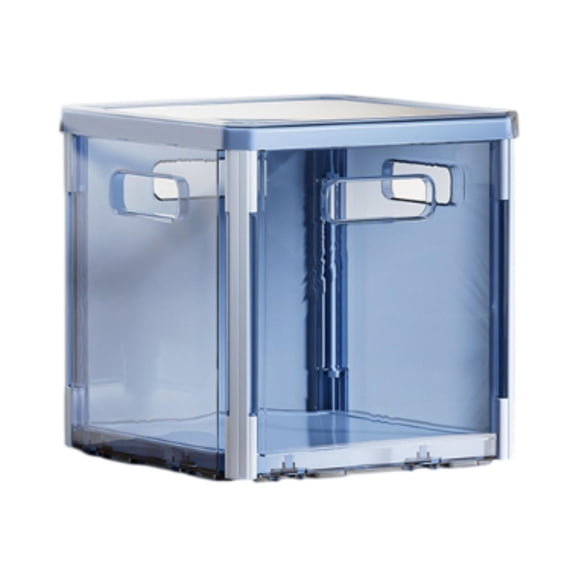 yotijay Cube Storage Organizer Home Folding Storage Bin for Clothing Cabinet Blanket Blue
