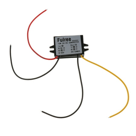 yotijay DC Dollar Module Converter 24V 36V To 5V 10W Low Regulator For Car LED Auto