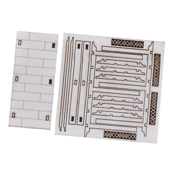 yotijay DIY Building Model Assembly Kit 1/50 Birthday Gift Handcrafted DIY Craft Kit Covered Bridge