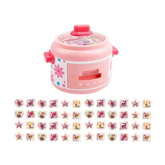 yotijay DIY Sticker Machine Fun Children's 3D Stickers Machine for Children Toddlers 48 piece