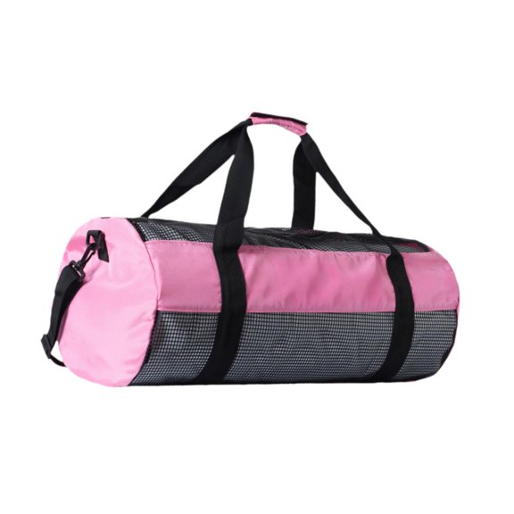 yotijay DOUBLE SCUBA BAG EQUIPMENT PLUS SAG MESH SAG DUFFEL DUFFEL TOTE EASY SCUBA SCUBA Pink