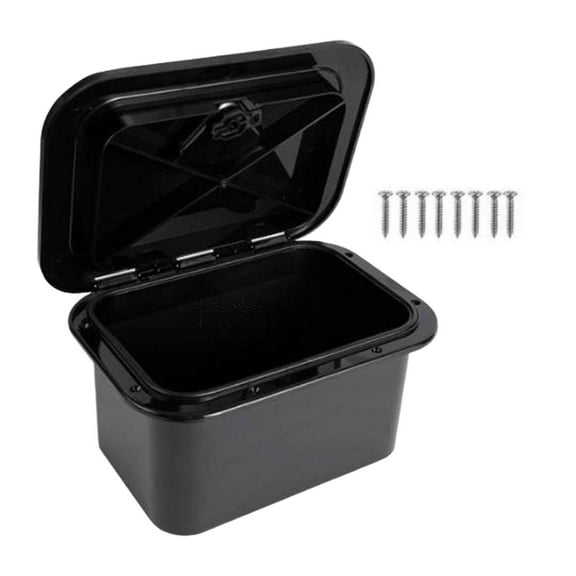 yotijay Deck Storage Box Art Crafts Tool Case Portable Organizer Sturdy Multipurpose for