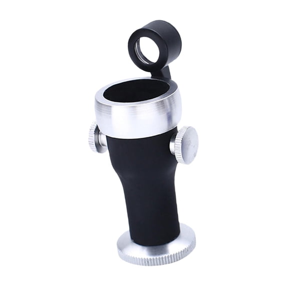yotijay Diamond Inscription Viewer Magnifying Cylinder Diamond Waist Mirror Magnifying Black