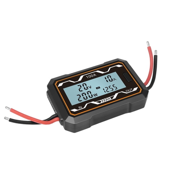 yotijay Digital Watt Meter Power Analyzer RC Watt Meter Multifunctional Tester Real-Time 100A