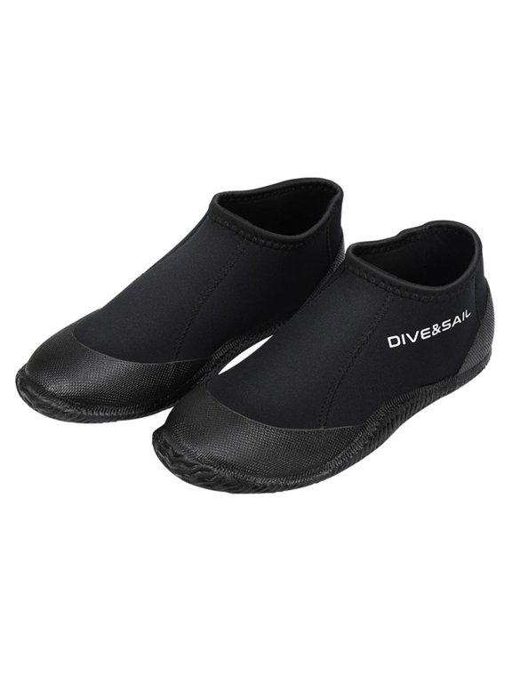 Dive Boots with Rubber Sole 3mm Dive Boots Non-Slip for Surfing, Divers, Surfers 34-35