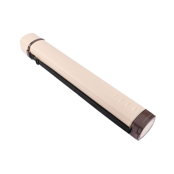 yotijay Document Storage Tube, Drawings Tube, Expandable Protection with Carrying Strap, Beige