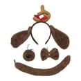 thumbnail image 1 of yotijay Dog Ears Headband Anime Dress up for Women Girls Puppy Dog Costume for Halloween D, 1 of 9
