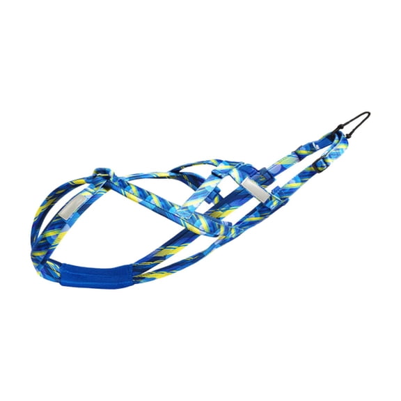 yotijay Dog Mushing Harness Speed Training Professional Work Out Sledding Harness Weight Blue Medium