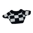 thumbnail image 1 of yotijay Doll Clothes for 20cm Dolls DIY Birthday Gift Dress up Cute Knitted Clothing Black White, 1 of 9
