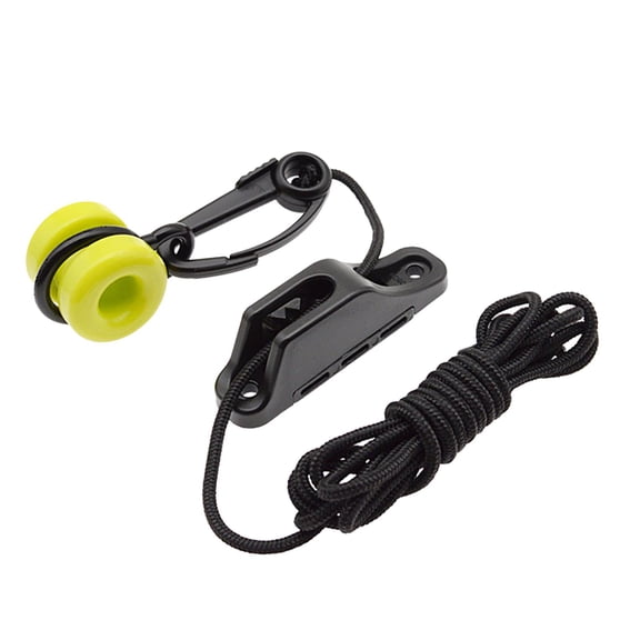 yotijay Downrigger Kit Boat Fishing Rig 86.61inch Rope Easy Retrieval with Snap, Cleat &