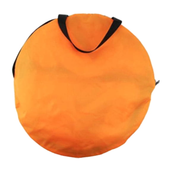 yotijay Downwind Wind Sail Practical 42 inch Portable Yacht Canoe Transparent Window Orange