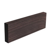 yotijay Ebony Lumber Bridges Instruments Wood Carving for Crafts Fade Resistant 12x4x1cm