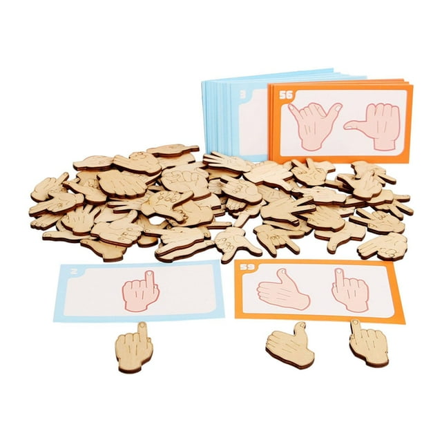 yotijay Educational Matching Game Funny Learning Toy for Travel Preschool Boys Girls