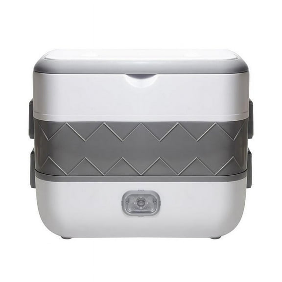 yotijay Electric Bento Box 2 Layer US Plug Lunch Warmer Electric Small Rice Cooker Food