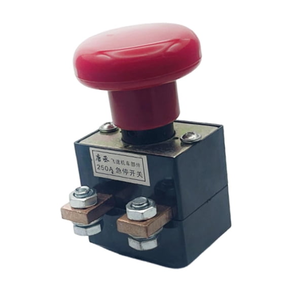yotijay Electric Forklift Emergency Power Switch Plastic E Stop Button for Safety System 250A