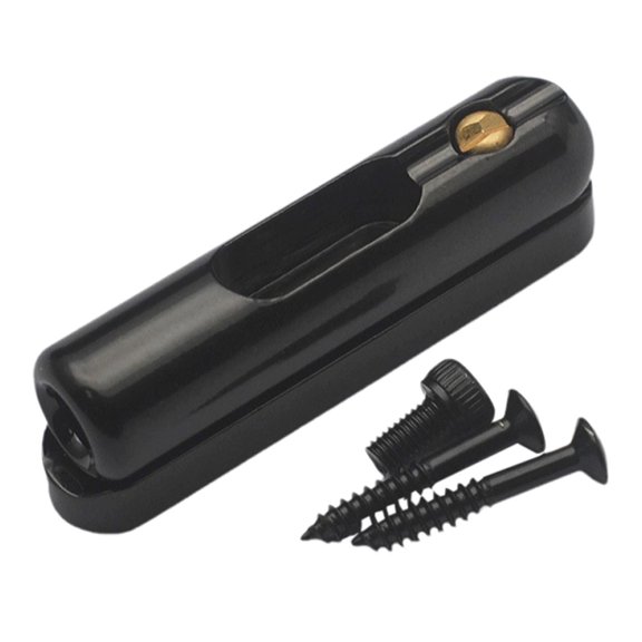 yotijay Electric Guitar Bridge Easy Install Individual for Electric Guitar Accessory Black