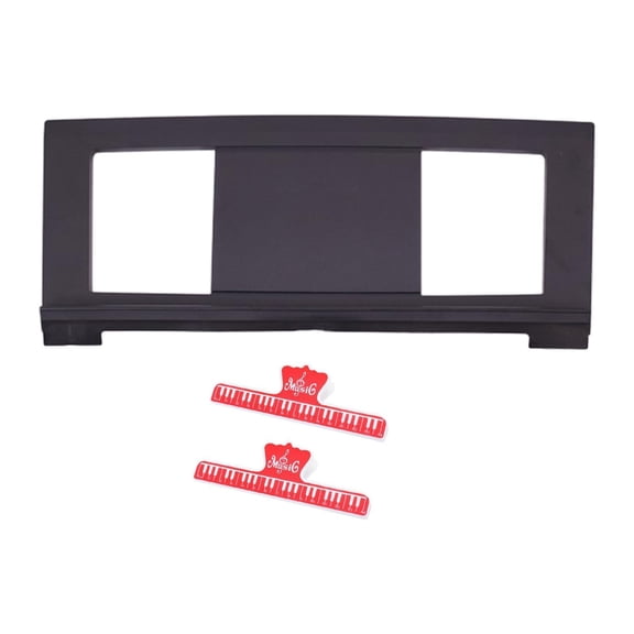yotijay Electronic Keyboard Music Stand Compact Keyboard Book Stand for Professional Red Clips