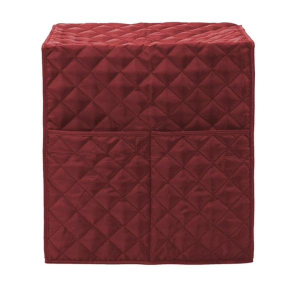 yotijay Espresso Machine Quilted Cover Coffee Maker Cover for Office Home red