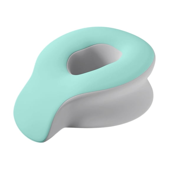 yotijay Face Cradle Pillow Face Rest Pillow Relax Face Down Prone Pillow Travel Trip Green Grey