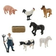 thumbnail image 1 of yotijay Farm Animal Figurines Playset Realistic 8Pcs 8x Animal Model, 1 of 9