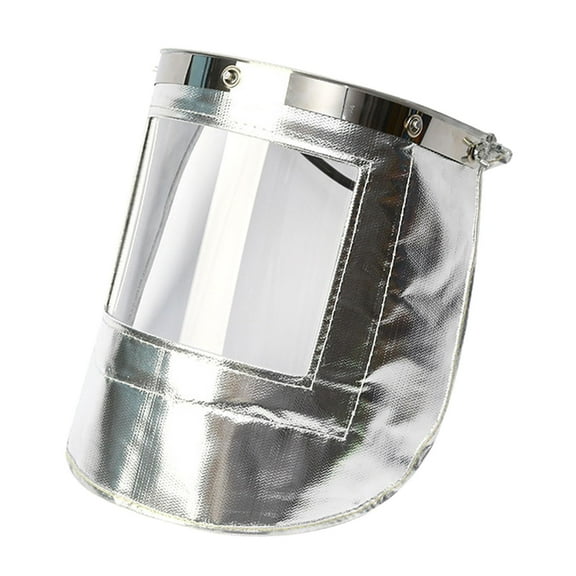 yotijay Fire Resistant Face Hood Welding Face Protection Anti Portable Protection Transparent Screen