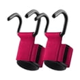 thumbnail image 1 of yotijay Fitness Weight Lifting Hook Gym Lifting Strap Exercise Strength Training Workout Red, 1 of 8