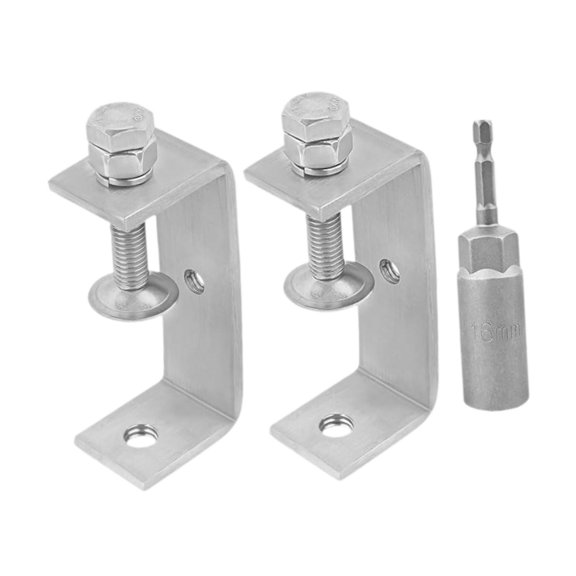 yotijay Fixed Holder Clip Heavy Duty Professional Square Clamp Clamp Open Mouth 85 mm