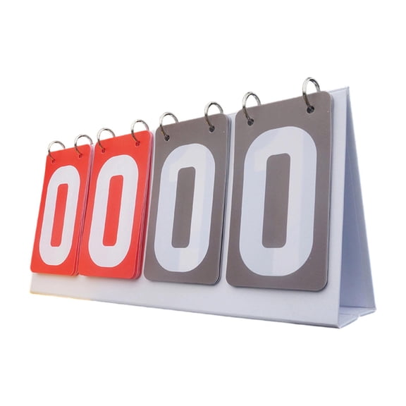 yotijay Flip Number Score Board with 4-Digit Display, Manual Scoreboard, Water-Resistant
