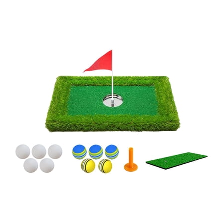yotijay Float Golf Putting Mat Training Portable Swing Lightweight Practice Mat for Game 1 Set of Mat
