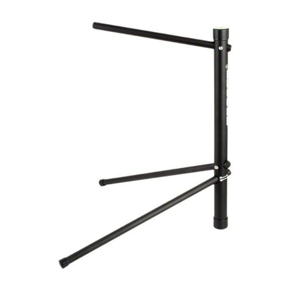 yotijay Floor Parking Rack Metal Bike Repair Stand for Garage Indoor Outdoor Black