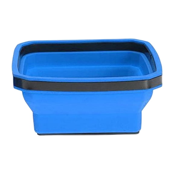 yotijay Foldable Parts Tray Silicone Parts Tray Holder for Pins Small Tools Plumbers Blue