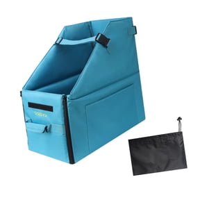 yotijay Folding Bike Storage Box Bicycle Organizer Protective Oxford Rainproof Dustproof Bright Blue