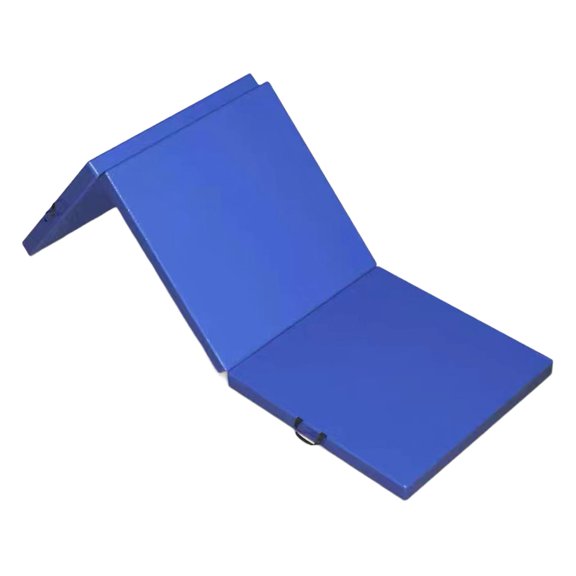yotijay Folding Exercise Mat Foldable Yoga Mat Lightweight Waterproof 6ft Gymnastics Mat Blue