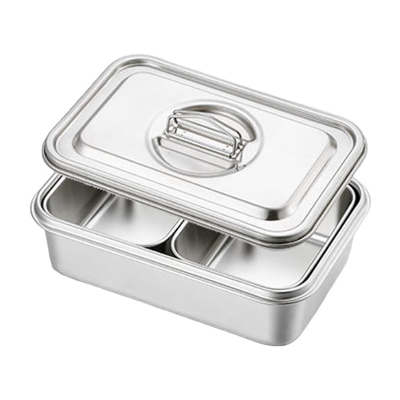 yotijay Food Chafer Buffet Chafer Set Rectangular Catering Party Catering Buffet Set Compartments