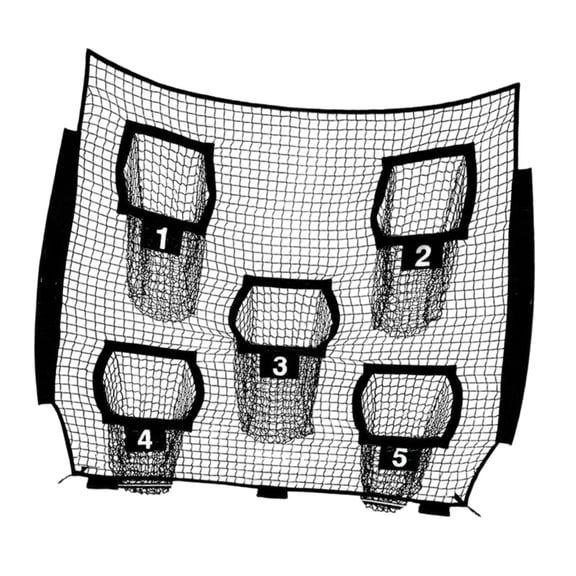 yotijay Football Throwing Net Softball Training Net Quarterback Training Equipment 7ft x
