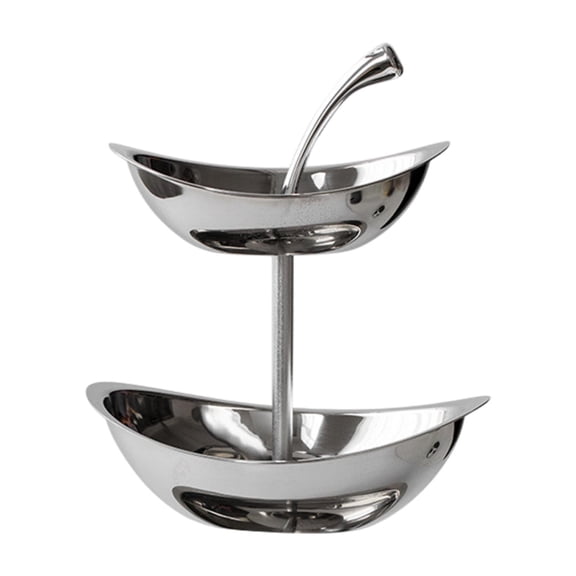 yotijay Fruit Basket Multifunctional Fruit Storage Stand for Countertop Kitchen Home Double Layer