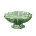 thumbnail image 1 of yotijay Fruit Serving Bowl with Draining Holes Snack Holder for Living Room Dinning Room Green, 1 of 9