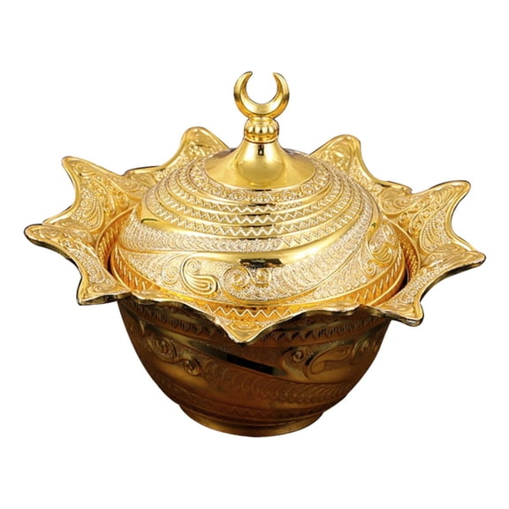 yotijay Fruit Tray with Lid Decoration Elgant Pastry Dish for Party Kitchen Wedding